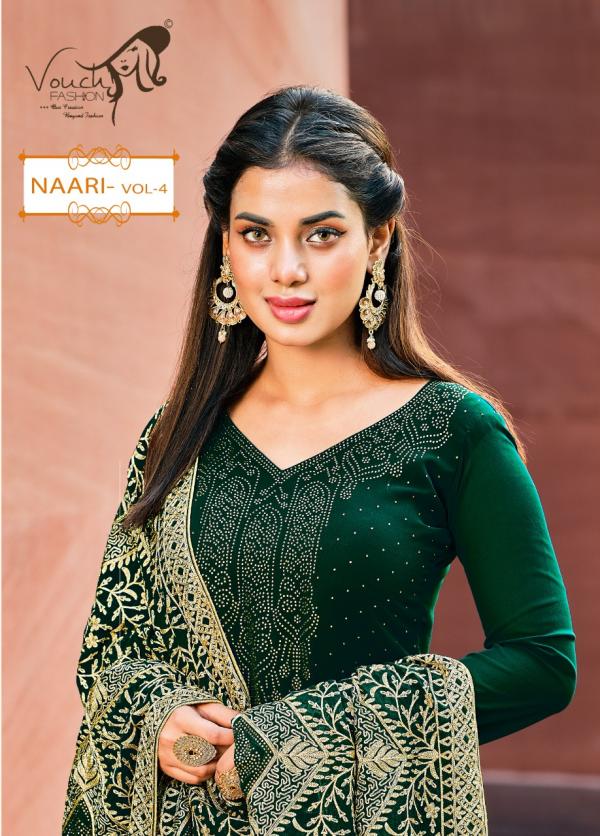 Vouch Fashion Naari 4 Designer Georgette Salwar 